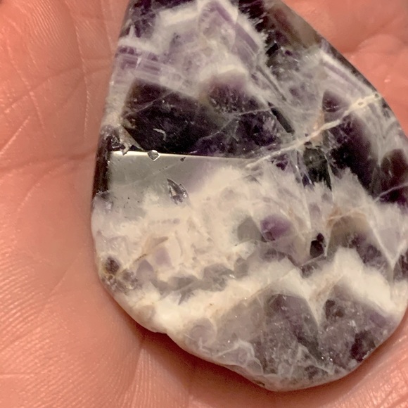 🎁GIFTED!🎁 NIB/NWT Lg Rough Cut Hunk of Amethyst Agate for Necklace - Picture 15 of 17